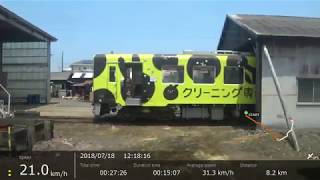 [FHD|ac]ひたちなか海浜鉄道・湊線：勝田→阿字ヶ浦駅間(全区間)、キハ11形/乗車走行シーン。【車窓・側面展望】