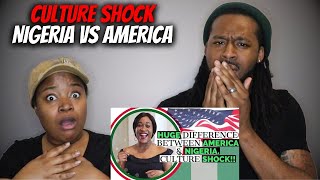 🇳🇬 vs 🇺🇸CULTURE SHOCKS | American Couple Reacts "Culture Shocks Of A Nigerian Living In The USA"
