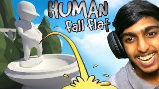 HUMAN FALL FLAT IS SO EASY - Funny game !! MALAYALAM