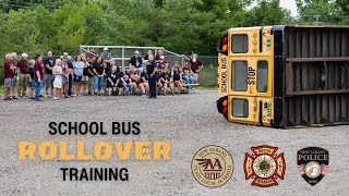 Plain Township Fire Department, NAPLS and New Albany Police Partner for School Bus Rollover Training