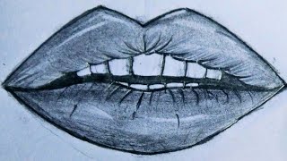 How to draw Lips by pencil step by step | drawing lips | #drawing #art @FarjanaDrawingAcademy