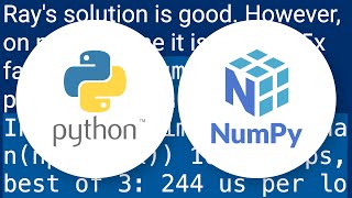 Fast check for NaN in NumPy