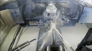 Mastering Impeller Machining: Unleashing Precision w/ Haas Technology  #cncmachine  #7075 #impeller