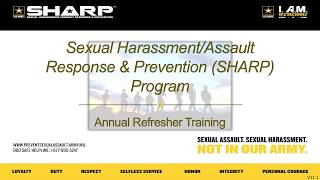 SHARP Refresher Training