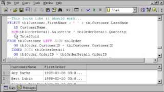 SQL SERVER Tutorial - T-SQL: Left Outer Join - Right Outer Join - Full Join - Combining Join