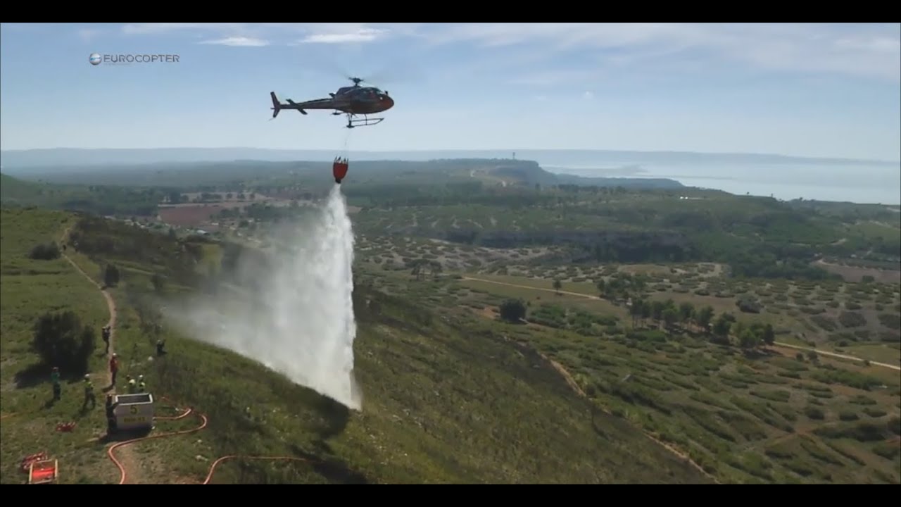 As350 B3e Firefighting Missions Youtube
