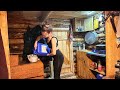 COZY NIGHT in a log cabin in the taiga, 3 days LIVING OFF GRID