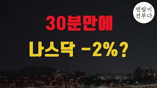 잘 나가던 증시 한순간에 급락 왜??