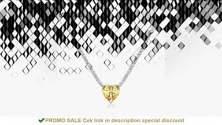 OEVAS 100% 925 Sterling Silver Heart High Carbon Diamond Pendant Necklace For Women Sparkling Weddin