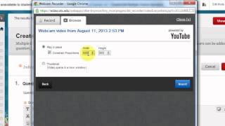 Blackboard test creation from text
