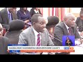 Kisii Governor Simba Arati appears before a Senate committee to shade light on service delivery