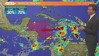 Tuesday 4am Tropical Update: Next named storm likely in the Caribbean this week