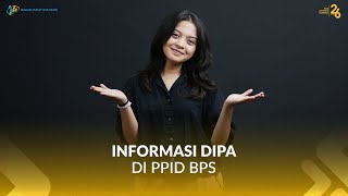 Informasi DIPA di PPID BPS