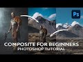 Photoshop COMPOSITES, Blend Photos & Add Elements (Beginners Tutorial)