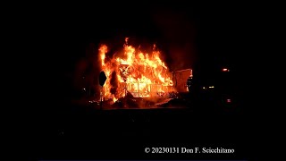 20230131 2nd alarm w/Collapse 170 - 172 Railroad Street, Locust Gap, Pa - Cuts