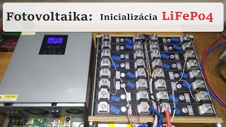 Lifepo4 akumulátor: inicializácia / nabitie na 3.57V.