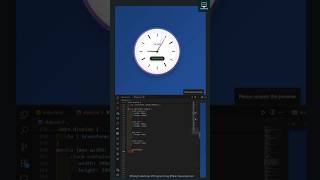 Modern Analog & Digital Clock ⏰ | HTML CSS JavaScript Animation | Web Dev Shorts