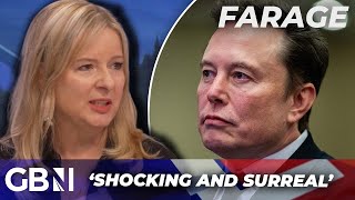 'THOUGHT CONTROL!' - Journalist HUNTED down by police for post on Musk's X speaks to Nigel Farage