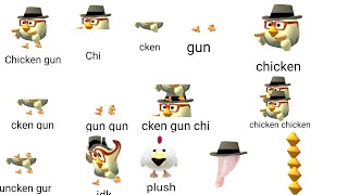 the various types of chicken gun