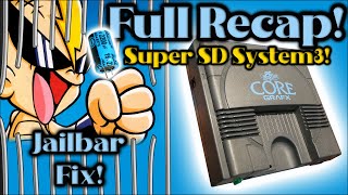 NEC PC Engine Core Grafx Restoration! Full Recap! Jailbar Fix! SuperSDsystem3 Unboxing! SSDS3 Turbo