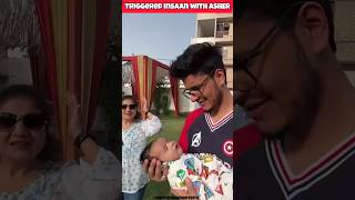 Triggered insaan with wanderers hub baby first time | nischay and his bhanja ASHEE #triggeredinsaan