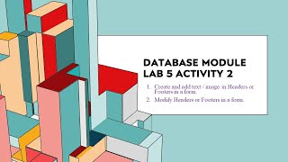 DATABASE MODULE : Lab 5 Activity 2
