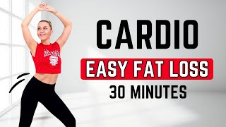 🔥30 Min CARDIO FAT BURN🔥14 Days Weight Loss Challenge - No Jumping, No Squat, No Lunge🔥Diet Workout🔥