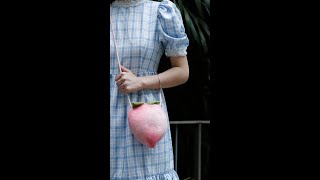 羊毛湿氈水蜜桃包/Woolfelt peach bag🍑