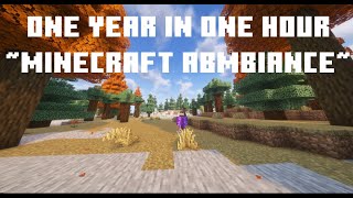 1 minecraft year in 1 hour ~ambiance~