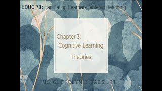 EDUC 70 Lesson 5: Piaget’s and Vygotsky's Cognitive Development Theory