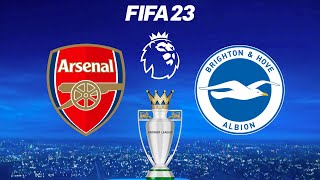 FIFA 23 | Arsenal vs Brighton - 22/23 Premier League English Season - Gameplay