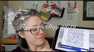 Vlogmas Flossmas Day 18/19 - Off the Grid Needlearts