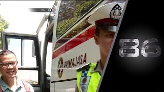 Menyalip Marka Jalan, Supir Bus Ditilang dan Lakukan Tes 