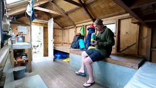 Mangamuka Hut, Kaimai Ranges.  Solo Camping in a Hunters Hut.