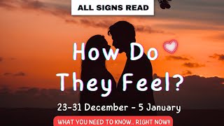 ALL SIGNS ♥️ Their FEELINGS for You!🌹 Brutally HONEST Messages | 22-31 December Tarot love reading