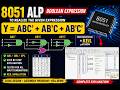 8051 ALP for Digital Logic Expression with Keil Simulation