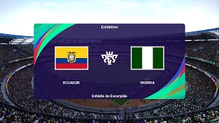 Ecuador vs Nigeria (03/06/2022) International friendlies PES 2021