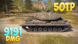 50TP - 7 Frags 9.1K Damage - Unconducted! - World Of Tanks