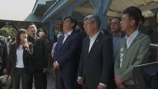 2023年2月28日行政院長陳建仁視察不義遺址-原日本海軍鳳山無線電信所