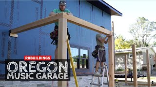 OMG Part 9: Installing Cedar Porch Posts and Beam and Vertical Siding