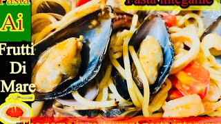 Spaghetti alle Pescatore con frutti di mare congelati || Come poter ottenere il massimo E BUONA