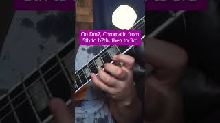 Jazz Hack: Chromatic Lines over II-V. Use this to improve your playing! #shorts #jazzmusic #guitars