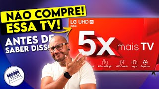 Nova TV LG UHD UT8050 2024 - 3 coisas que você PRECISA SABER antes de comprar a tv mais BARATA da LG