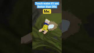 TOUCH WATER IF I AM BETTER THAN OLIX 😳 #shorts #shortsroblox #roblox