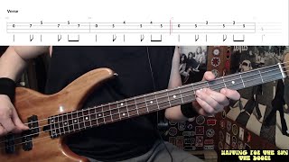 Waiting For The Sun by The Doors - Bass Cover with Tabs Play-Along