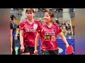 【卓球】女子ダブルス準決勝が終了。梅村優香／塩見真希と麻生麗名／笹尾明日香がともに初vをかけて決勝へ