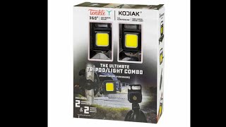 Tenikle 360° Universal Mount and Kodiak Kompanion Work Light, The Ultimate Tripod and Light Combo