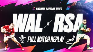 FULL MATCH REPLAY 📺 | 2021 | WALES V SOUTH AFRICA | AUTUMN NATIONS SERIES