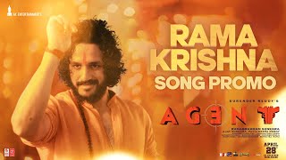 Rama Krishna Song Promo | Agent | Akhil Akkineni | Surender Reddy | Hiphop Tamizha |