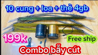 Combo  cung, loa bẫy cút giá rẻ nhất việt nam . Free ship toàn quốc, nhận hàng kiểm tra  bảo hành